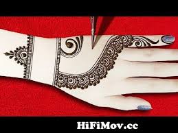 Pair ki mehndi design images. Latest Beautiful Back Hand Arabic Mehndi Design Gol Tikki Mehndi Design à¤¤ à¤œ à¤¤ à¤¯ à¤¹ à¤° à¤® à¤¹ à¤¦ à¤¡ à¤œ à¤‡à¤¨ From Mehandi Desighn New Watch Video Hifimov Cc
