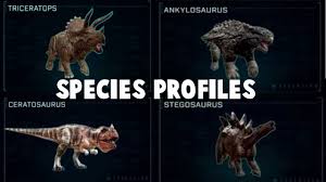 Welcome to a world evolved. Jurassic World Evolution Species Profiles Youtube