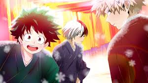 542 shoto todoroki hd wallpapers and background images. 586726 Shoto Todoroki Katsuki Bakugou Izuku Midoriya Wallpaper Mocah Hd Wallpapers