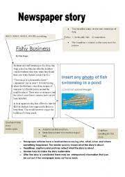 Biases newspaper articles should be written without bias. Writing A Newspaper Article Example And Scaffold Esl Worksheet By Lehrerin1