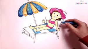 Drawing sunset sea drawing 3d art drawing nature drawing easy drawings sketches crayon drawings cute easy drawings oil pastel art oil pastel drawings. Beach Sunset Drawing For Kids