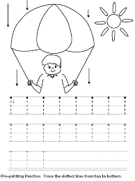 This type of template makes learning fun! Vertical Lines Tracing Practice Lovetoteach Org