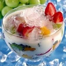 This cold and sweet beverage is made of diced fruits, such as honeydew, cantaloupe, pineapple, papaya, squash, jackfruit and kolang kaling (arenga pinnata fruit), mixed with shaved ice or ice cubes, and sweetened with liquid sugar or syrup. Es Buah Segar Keeprecipes Your Universal Recipe Box