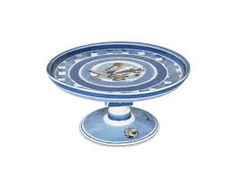 Alzata torta con base girevole, in alluminio. Baci Milano Alzata D 20 Cm In Porcellana Coastal Sweethomeshop