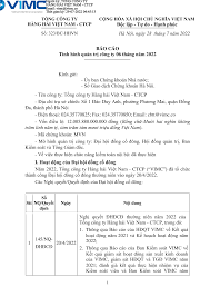 BÁO CÁO Tình hình quản trị công ty 06 tháng năm 2022 Kính gửi