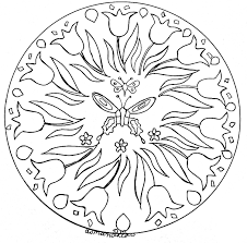 Color our free butterfly mandala coloring page for adults and enjoy the detailed mandala coloring sheet. Mandala Domandalas Butterflies And Flowers Simple Mandalas 100 Mandalas Zen Anti Stress