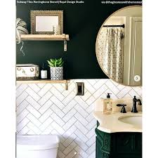 Alors il faut faut absolument un joli meuble. Pochoir Subway Tile Herringbone 19 X 17 Aube Creations