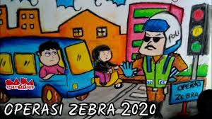 Papan ini memberikan perintah larangan dimana para pengguna jalan tidak boleh melanggar tempat yang sudah ada gambar tersebut dengan melewatinya berarti pengguna melakukan pelanggaran dan bisa saja kena tilang oleh polisi. Menggambar Dan Mewarnai Polisi Lalu Lintas Operasi Zebra Tahun 2020 Polisi Lalu Lintas Youtube