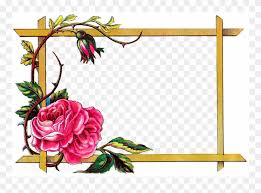 Elegant yellow spring floral border. Download Flower Border Design Clipart Floral Design Flowers Frames And Borders Png Download 99819 Pinclipart