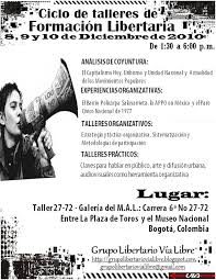 Los talleres emergentes para maestros se impartirán en línea, a través de la comisión nacional para la mejora continua de la educación (mejoredu). Colombia Ciclo De Talleres De Formacion Libertaria Anarkismo