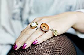Get photo buttons from zazzle to show everyone who you support and pin it with pride. Upcycling Diy Button Rings