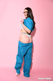 Cock hungry nurse Alyx Star gets scrubbed and fucked hard 17 photos