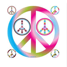 Download Peace Sign Stickers For Walls Rainbow Peace Sign Stickers