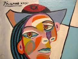 Pablo picasso femme accroupie 81379 1146. Pablo Picasso Original Painting On Canvas Drawing Signed Coa Cubist Era 1837621238