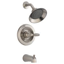 Replacing a single handle a shower faucet can be divided into two phases. P188775 Tub And Shower Complete