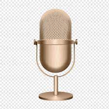 Golden Microphone Icon Transparent Background Png Microphone Icon Microphone Transparent Background