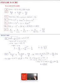 Ecuatii de gradul i cu o necunoscuta. Ecuatii In R Exercitii Rezolvate Matematica Clasa A 8 A Jitaruionelblog Pregatire Bac Si Evaluarea Nationala 2021 La Matematica Si Alte Materii Materiale Lectii Formule Exercitii Rezolvate Matematica Gimnaziu Si Liceu Teste