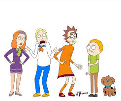 Rick And Morty X Scooby Doo Rick And Morty Poster Rick And Morty Crossover Rick And Morty