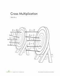 Cross Multiplication Multiplication Worksheets Free Math Worksheets Worksheets For Kids