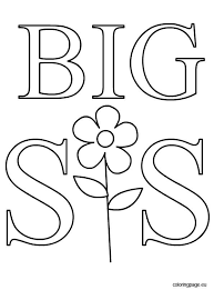 Download and print these big sister coloring pages for free. Big Sister Coloring Page Az Coloring Pages Happy Birthday Coloring Pages Coloring Pages Birthday Coloring Pages