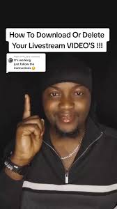 Replying to @ke_dei How To Download Or Delete Your Livestream VIDEO'S To Go  live you need 1k followers you can do it, believe it and work towards it,  you're welcome to Tiktok Remember to always keep ...