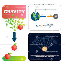 Gravity Explanation Diagram With Formula Physics Gravitation Newtons Laws
