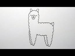 Zo Teken Je Een Alpaca Makkelijk Youtube