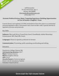 How To Write A Perfect Internship Resume Examples Included