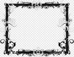 Bingkai hitam putih juga bisa terlihat elegan dan mewah. Bingkai Desain Hitam Dan Putih Bunga Bingkai Hitam Perbatasan Persegi Panjang Png Pngegg