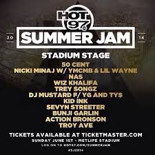 Check spelling or type a new query. Hot 97 Summer Jam 2014 Lineup My Hell Of A Life