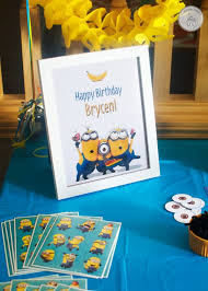 This party is so fun and would be perfect for anyone who loves despicable me/minions. Minion Birthday Party With Free Printables