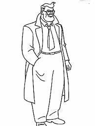 The animated series opening storyboard art by bruce timm. Animated Coloring Pages Coloring Home