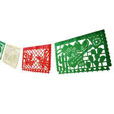 Wholesale papel picado banner, 5 pack large. Papel Picado Viva Mexico Superskull