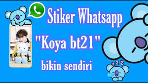 Various categories are available, including cinematography, people, anime, cartoons etc. Cara Buat Stiker Whatsapp Koya Bt21 Bikin Sendiri Youtube