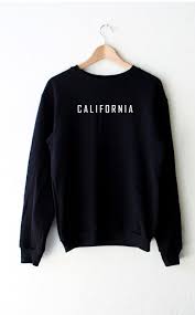 Black And White Sweatshirt Womens California Sweater Black Sweatshirts Women Clothes Sweatshirts