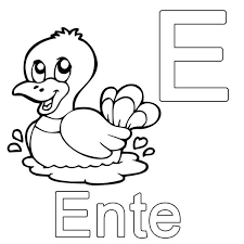 Ausmalbild Buchstaben Lernen Kostenlose Malvorlage E Wie Ente Kostenlos Ausdrucken Buchstaben Lernen Tiere Zum Ausmalen Ausdrucken