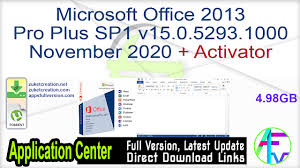 When you purchase through links on our site, we may earn an affiliate commission. Microsoft Office 2013 Pro Plus Sp1 V15 0 5293 1000 November 2020 Activator Free Download