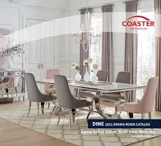Whether you're looking for ornate, upholstered traditional chicago dining chairs or subdued, sleek dining chairs to accent your modern dining room table, the roomplace has what you're looking for in one of our locations chicago and indianapolis locations. Coaster 2021 Dining Room Catalog By Coaster Company Of America Issuu