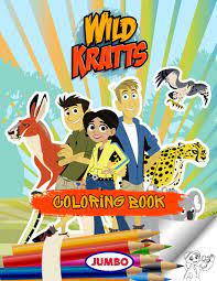 View all wild kratts coloring pages. Wild Kratts Coloring Book Wild Kratts Jumbo Coloring Book For Kids Premium Quality Tea Limon Amazon De Bucher
