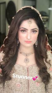Pin By Gulwish Official Account On Brides Pakistani Bridal Hairstyles Pakistani Bridal Makeup Bridal Makeup Looks