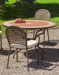 Sa couleur marron est synonyme d'une l'entretien pour un salon de jardin composée d'une table et de chaises en textilène est très réduit. Salon De Jardin Lorny Belfast 4 Places Table Mosaique Hevea Mobilier De Jardin