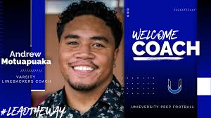 Welcome HOME Coach Motuapuaka! A Former standout at Virginia Tech, Coach  Drew will be joining the Panthers' staff to lead the Linebackers. We are  thankful to have another valuable addition to our