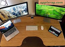 Imac (retina 4k, 21,5, ende 2015). Mac Setup Der Einstellbare Schreibtisch Eines Ceo