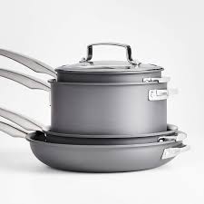 Maybe you would like to learn more about one of these? Cuisinart Smartnest Non Stick Hard Anodized 11 Piece Cookware Set Reviews Crate And Barrel