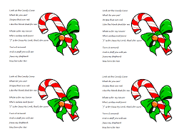 Smiling and shining in second grade: Candy Cane Poem About Jesus Free Printable Pdf Handout Christmas Story Object Lesson For Kids