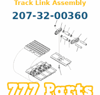 Komatsu Track Link Assembly 207-32-00360