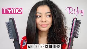 It has a double ionic generator for a smooth and shiny finish on the straightening. Tymo Vs Rifny Straightening Comb On Curly Hair Honest Opinion Youtube