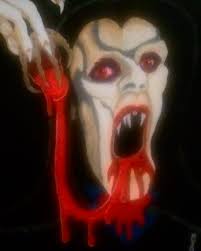 Here's my painting of my favorite vampire , from Subspecies 2 the  Bloodstone . Here's Count Radu !