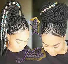 Easy Black Hairstyles For Long Hair Feed In Braids Hairstyles Cornrow Hairstyles Braided Cornrow Hairstyles