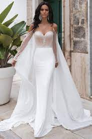 Fabulous Tulle Chiffon V Neck Neckline Mermaid Wedding Dresses With Beadings D Evening Dresses For Weddings Wedding Dress Long Sleeve Wedding Dress Chiffon